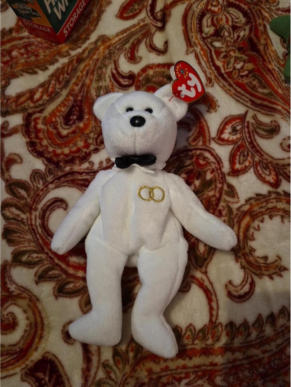 TY Beanie Baby - MR the Groom Bear (8 inch) - MWMTs Stuffed Animal Toy
